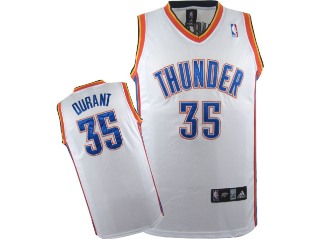 Branded NBA Oklahoma City Thunder Kevin Durant Swingman Home Adidas Jerseys